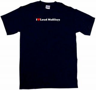 Heart (Love) Loud Mufflers Mens Tee Shirt PICK Size