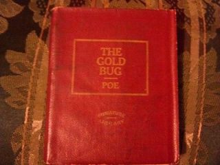 Edgar Allen Poe, Little Leather Library The gold bug, Sullivans Island 