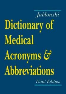   Acronyms and Abbreviations by Stanley Jablonski 1997, Paperback