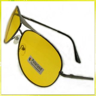 New yellow POLARIZED night vision glasses for Driving E1256S