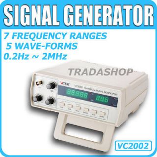 VICTOR VC2002 Function Signal Generator 5 Digits (0.2 Hz ~ 2 MHz) 7 