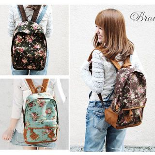 Ladys&Girls Korean style Shivering Pig snout Casual Canvas Backpack 