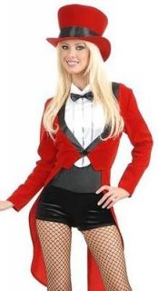 Sexy Circus Lady Ring Master Halloween Costume M