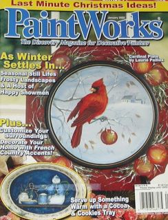 PAINTWORKS January 2002 Back Issue Painting Pattern Book