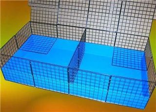 New QWIK SET SYSTEM DIVIDED Guinea Pig Cage 56x28 w/Lid