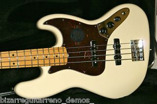 Fender American Standard Jazz J Bass Olympic White/Maple Neck LikeNew 