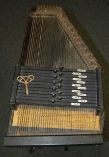 Vintage 12 Chord Auto Harp ( Zither ) GOOD