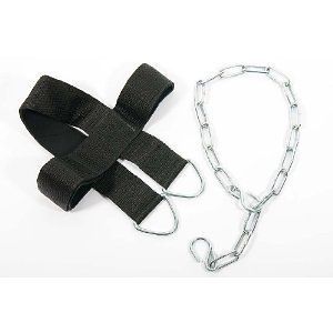 Weight Training Neck Harness Nylon Webbing with Adjustable Strap 