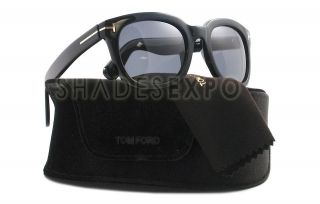 NEW Tom Ford Sunglasses TF 198 BLACK 01A CAMPBELL AUTH