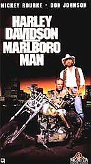 Harley Davidson and the Marlboro Man VHS, 1992, Spanish Subtitles 