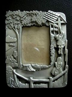 Beautiful Collectible KIRK STEIFF PEWTER Jack & Jill Picture Frame