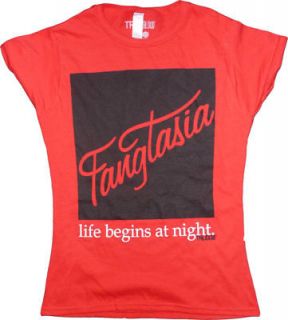 TRUE BLOOD Fangtasia Vampire Bar T Shirt female XXL NEW life begins at 