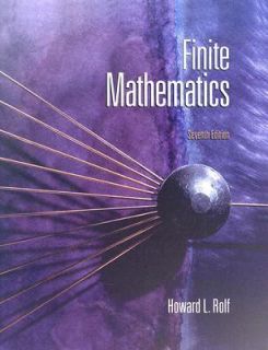 Finite Mathematics by Howard L. Rolf 2007, Hardcover