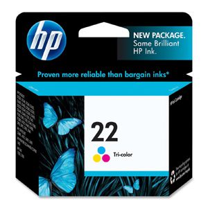 HP 22 C9352AN 140 Tri Color Ink Cartridge