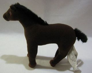 Ikea Minnen Horse Brown 9 Plush Stuffed Animal Toy