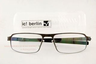   IC! BERLIN Eyeglasses Frames Model Ibrahim H. Color Graphite for Men