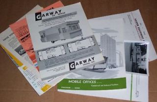 Mobile Office Trailers 1960s Sales Brochure Lot