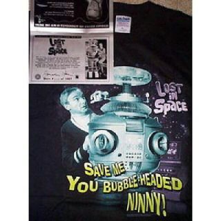 Jonathan Harris Lost in Space Limited T Shirt & Autographed 