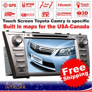 D5116U 8 LCD 2Din In Car Navigation GPS iPod DVD Player Map for 