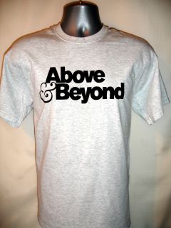   GREY ABOVE AND BEYOND DANCE TECHNO TRANCE T SHIRT SIZE SMALL   XX L