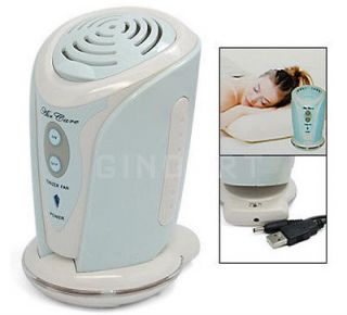 Portable Air Ionizer Cleaner Purifier Fan With Aroma Diffuser
