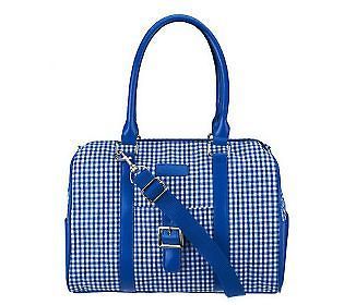 Sachi LunchinLadie​s Insulated Gingham Print Lunch Tote