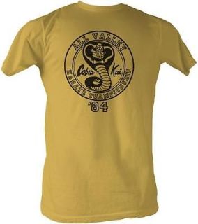 New Licensed Karate Kid All Valley 84 Lightweight Adult Tee T Shirt S 