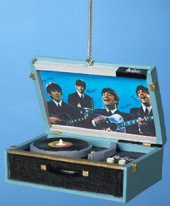 THE BEATLES1964 RECORD PLAYER ORNAMENT BRAND NEW HARD TO FIND 