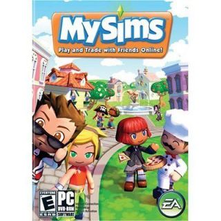MySims (PC Game) city/town building Online DVD XP Vista