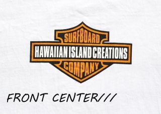 HAWAIIAN ISLAND CREATIONS SURFBOARD COMPANY T SHIRT
