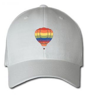 HOT AIR BALLOON AIRCRAFT SPORTS SPORT EMBROIDERED EMBROIDERY HAT CAP