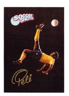 1993 Soccer Shots Pele promo card