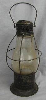 civil war era kerosene lamp railroad type rough time left