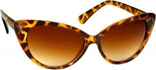 NEW   Womens Kardashian style Retro CAT EYE Sunglasses UV400   Brown 