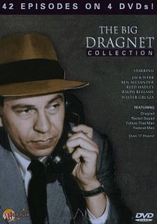 The Big Dragnet Collection DVD, 2009, 4 Disc Set, Tin Case