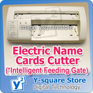 Automatic Electric Business Name Card Cutter Slitter 10 up Intelligent 