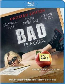 Bad Teacher Blu ray Disc, 2011, Unrated