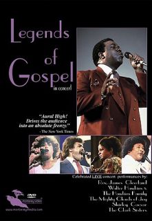 Legends of Gospel In Concert DVD, 2006, 2 Disc Set