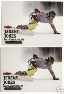 2000 ADRENALINE JEREMY JONES SNOWBOARD CARD #61