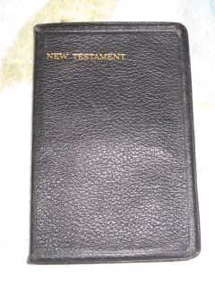 Vintage New Testament Bible Pocket 1930s Inscribed McMullen 