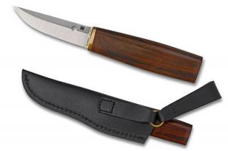 Spyderco Puukko Fixed Blade Knife with Ironwood Handle FB28WDP New