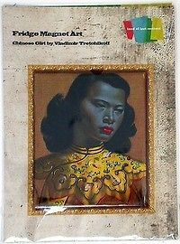 Vladimir Tretchikoff Kitsch & Retro Mini Art Magnet   Chinese Girl