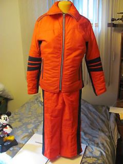 Vintage JC Jean Claude Killy Ski Outfit Jacket & Pants Red VGUC M