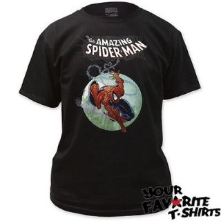 The Amazing Spider Man todd mcfarlane Marvel Licensed Adult Shirt S 