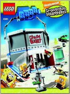 LEGO 4981   Spongebob   The Chum Bucket   INSTRUCTION MANUAL ONLY