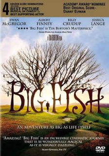 Big Fish New DVD Jessica Lange Albert Finney Ewan McGregor
