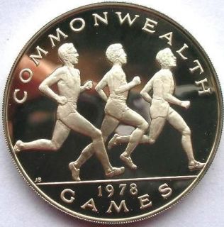 Samoa 1978 Track and Field Tala Silver Coin,Proof