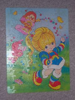 rainbow brite jigsaw and board puzzles vintage 1983 from canada