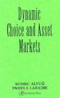   Asset Markets by Sumru Altug and Pamela Labadie 1994, Hardcover