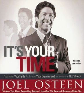 Its Your Time Audio CD Book By Joel Osteen   Find Favor, Restoration 